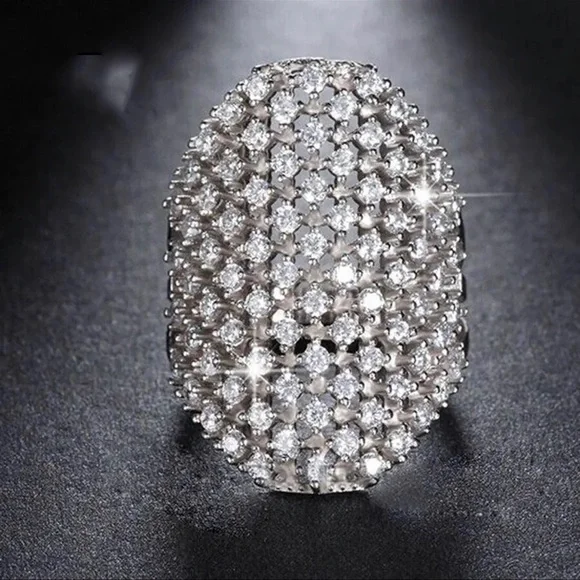Gorgeous Zircon Statement Ring